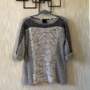 Anthro Dolan Gray 3/4 Sleeve Sweater Size Small